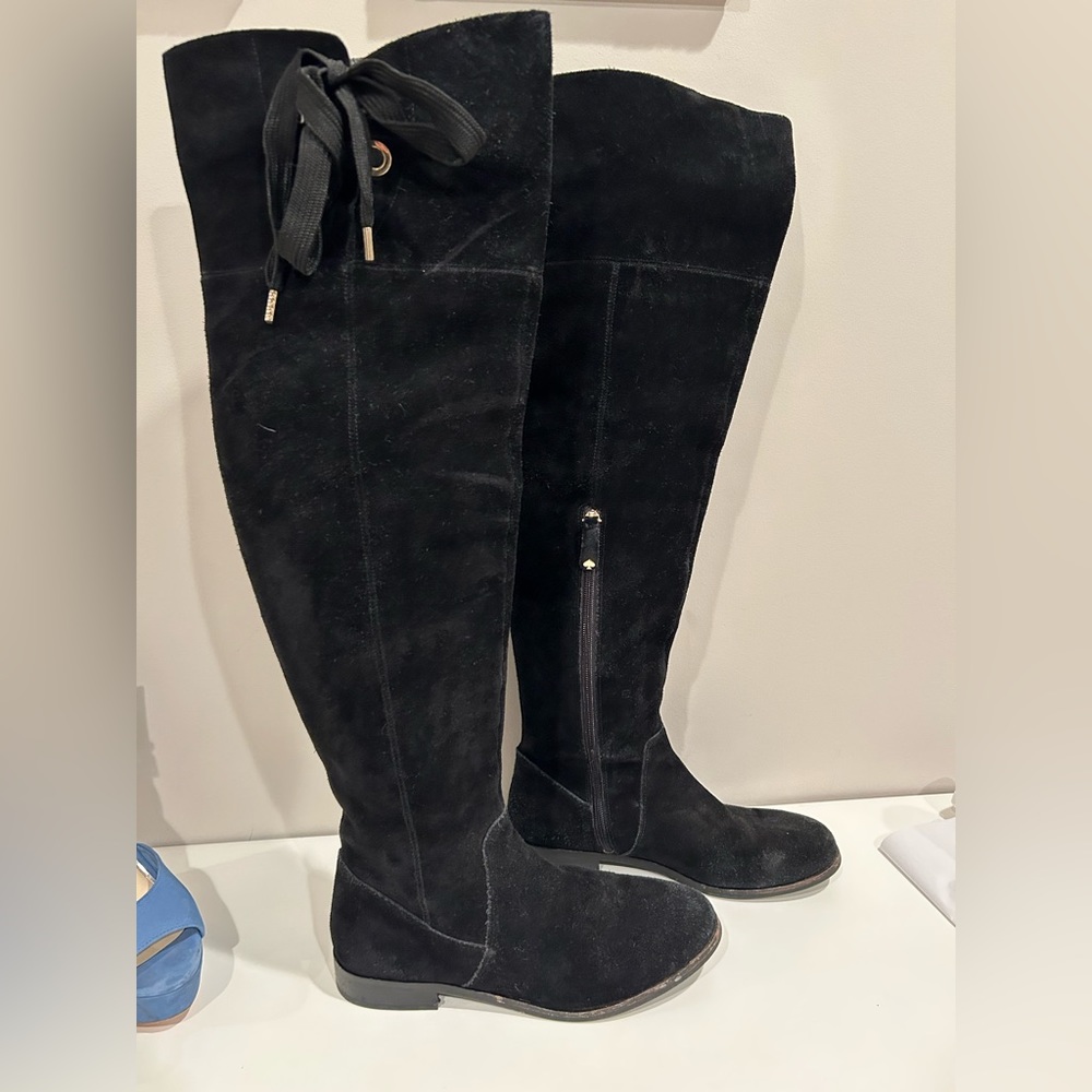 Kate Spade Knee High Suede Wedge Boot